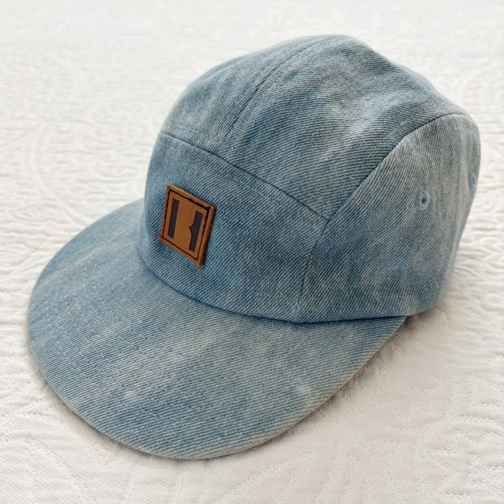 Beau Hudson Toddler Light Wash Denim 5 Panel Cap